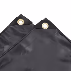 vidaXL Tarpaulin Cover Ground Sheet Outdoor Waterproof Camping Tarp Cover - black, 1 x 2.5 m - Additional view 4
