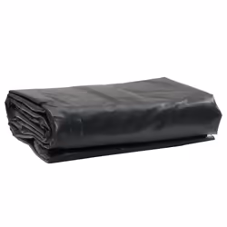 vidaXL Tarpaulin Cover Ground Sheet Outdoor Waterproof Camping Tarp Cover - black, 1.5 x 2 m