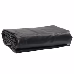 vidaXL Tarpaulin Cover Ground Sheet Outdoor Waterproof Camping Tarp Cover - black, 1.5 x 2.5 m
