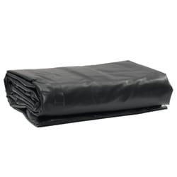 vidaXL Tarpaulin Cover Ground Sheet Outdoor Waterproof Camping Tarp Cover - black, 1.5 x 2.5 m
