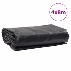 vidaXL Tarpaulin Cover Ground Sheet Outdoor Waterproof Camping Tarp Cover - anthracite, 4 x 8 m - Additional view 3