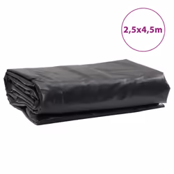 vidaXL Tarpaulin Cover Ground Sheet Outdoor Waterproof Camping Tarp Cover - anthracite, 2.5 x 4.5 m