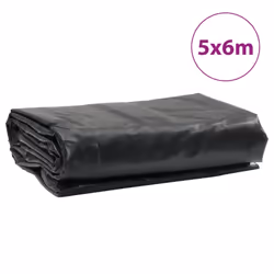 vidaXL Tarpaulin Cover Ground Sheet Outdoor Waterproof Camping Tarp Cover - anthracite, 5 x 6 m - Additional view 3