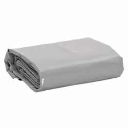 vidaXL Tarpaulin Cover Ground Sheet Waterproof Camping Tarp Grey 650 g/mÂ²
