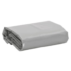 vidaXL Tarpaulin Cover Ground Sheet Waterproof Camping Tarp Grey 650 g/mÂ²