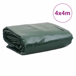 vidaXL Tarpaulin Cover Ground Sheet Waterproof Camping Tarp Green 650 g/mÂ² - Additional view 8