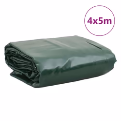 vidaXL Tarpaulin Cover Ground Sheet Waterproof Camping Tarp Green 600 g/mÂ² - Additional view 8