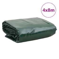 vidaXL Tarpaulin Cover Ground Sheet Waterproof Camping Tarp Green 650 g/mÂ² - Additional view 8