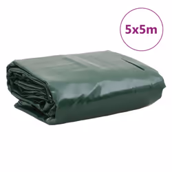 vidaXL Tarpaulin Cover Ground Sheet Waterproof Camping Tarp Green 600 g/mÂ² - Additional view 3