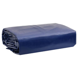 ) vidaXL Tarpaulin Cover Ground Sheet Outdoor Waterproof Camping Tarp Cover - blue, 3 x 3 m (without eyelets
