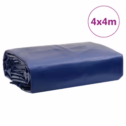 vidaXL Tarpaulin Cover Ground Sheet Waterproof Camping Tarp Blue 650 g/mÂ² - Additional view 3