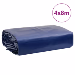 vidaXL Tarpaulin Cover Ground Sheet Waterproof Camping Tarp Blue 650 g/mÂ² - Additional view 3