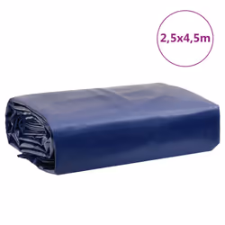 vidaXL Tarpaulin Ground Sheet Waterproof Camping Tarp Cover Blue 650 g/mÂ² - Additional view 3