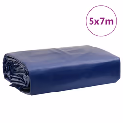 vidaXL Tarpaulin Ground Sheet Waterproof Camping Tarp Cover Blue 650 g/mÂ² - Additional view 3