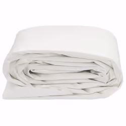 vidaXL Tarpaulin Cover Ground Sheet Outdoor Waterproof Camping Tarp Cover - white, 3 x 3 m