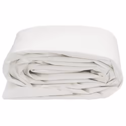 vidaXL Tarpaulin Cover Ground Sheet Waterproof Camping Tarp White 650 g/mÂ² - Additional view 2