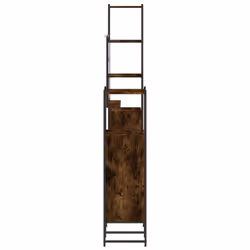 vidaXL Bathroom Cabinet Set 4 Piece Sink Cabinet Smoked Oak Engineered Wood - Additional view 6