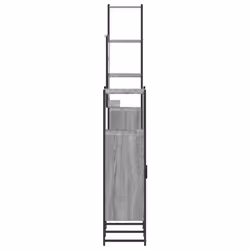 vidaXL Bathroom Cabinet Set 4 Piece Sink Cabinet Grey Sonoma Engineered Wood - Additional view 6