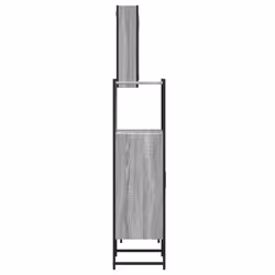 vidaXL Bathroom Cabinet Set 3 Piece Sink Cabinet Grey Sonoma Engineered Wood - Additional view 6