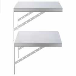 VidaXL 3214502 shelve Stainless steel Silver - Additional view 6