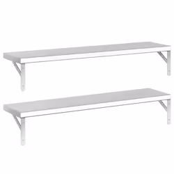 VidaXL 3214504 shelve Stainless steel Silver - Additional view 4