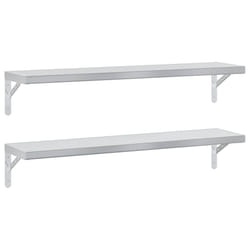 VidaXL 3214508 shelve Stainless steel Silver