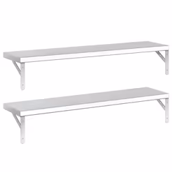 VidaXL 3214509 shelve Stainless steel Silver - Additional view 4