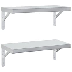 VidaXL 3214510 shelve Stainless steel Silver