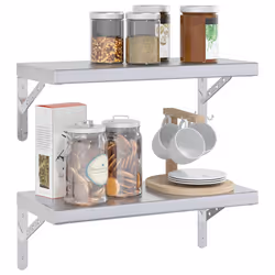 VidaXL 3214510 shelve Stainless steel Silver - Additional view 4