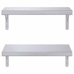 VidaXL 3214510 shelve Stainless steel Silver - Additional view 5