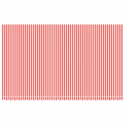 vidaXL Awning Top Sunshade Canvas Sunflower Canopy Top Replacement Fabric - red and white, 600 x 350 cm