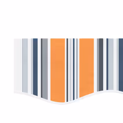 vidaXL Awning Top Sunshade Canvas Sunflower Canopy Top Replacement Fabric - blue and orange - Additional view 4