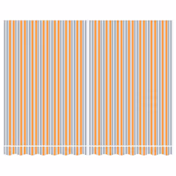 vidaXL Awning Top Sunshade Canvas Sunflower Canopy Top Replacement Fabric - blue and orange, 350 x 250 cm