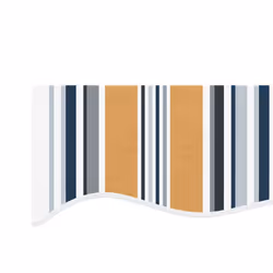 vidaXL Replacement Fabric for Awning Canopy Cloth Multicolour Stripe 4x3 m - Additional view 4
