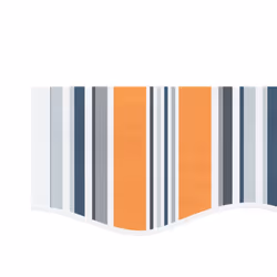 vidaXL Awning Top Sunshade Canvas Sunflower Canopy Top Replacement Fabric - blue and orange, 450 x 300 cm - Additional view 4