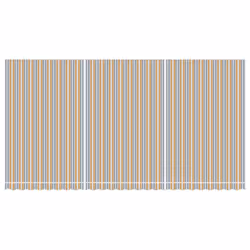 vidaXL Replacement Fabric for Awning Canopy Cloth Multicolour Stripe 6x3 m