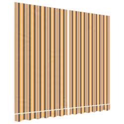 vidaXL Awning Top Sunshade Canvas Sunflower Canopy Top Replacement Fabric - orange and black, 300 x 250 cm