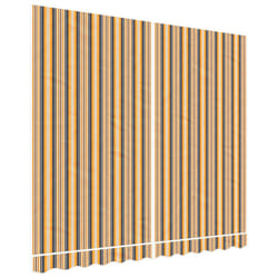 vidaXL Awning Top Sunshade Canvas Sunflower Canopy Top Replacement Fabric - orange and black, 300 x 250 cm
