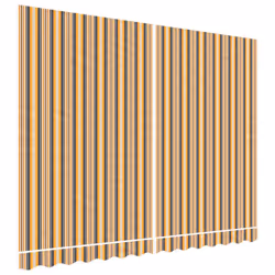 vidaXL Awning Top Sunshade Canvas Sunflower Canopy Top Replacement Fabric - orange and black, 350 x 250 cm