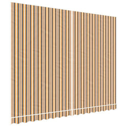 vidaXL Replacement Fabric for Awning Canopy Cloth Multicolour Stripe 4x3 m