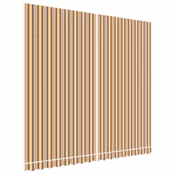 vidaXL Replacement Fabric for Awning Canopy Cloth Multicolour Stripe 4x3.5 m