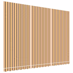 vidaXL Awning Top Sunshade Canvas Sunflower Canopy Top Replacement Fabric - orange and black, 500 x 350 cm