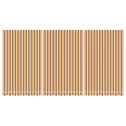 vidaXL Awning Top Sunshade Canvas Sunflower Canopy Top Replacement Fabric - orange and black, 600 x 300 cm