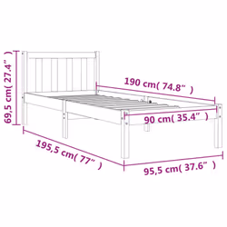 VidaXL 844802 bed frame - Additional view 8