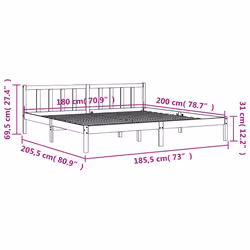 VidaXL 844812 bed frame - Additional view 8