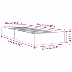VidaXL 844823 bed frame - Additional view 8