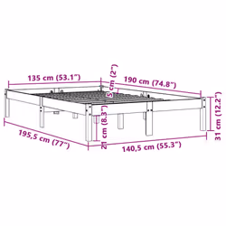 VidaXL 844842 bed frame - Additional view 8