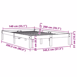 VidaXL 844857 bed frame - Additional view 8