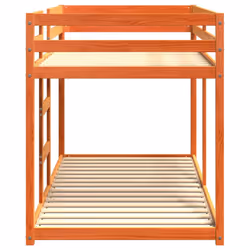 vidaXL Bunk Bed Bedroom Kids Bed Frame Children Twin Sleeper Solid Wood Pine - 90 x 200 cm - Additional view 4