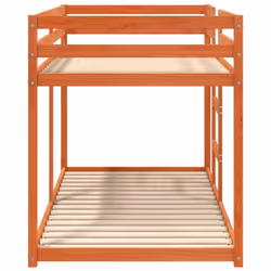vidaXL Bunk Bed Bedroom Kids Bed Frame Children Twin Sleeper Solid Wood Pine - 90 x 190 cm - Additional view 4